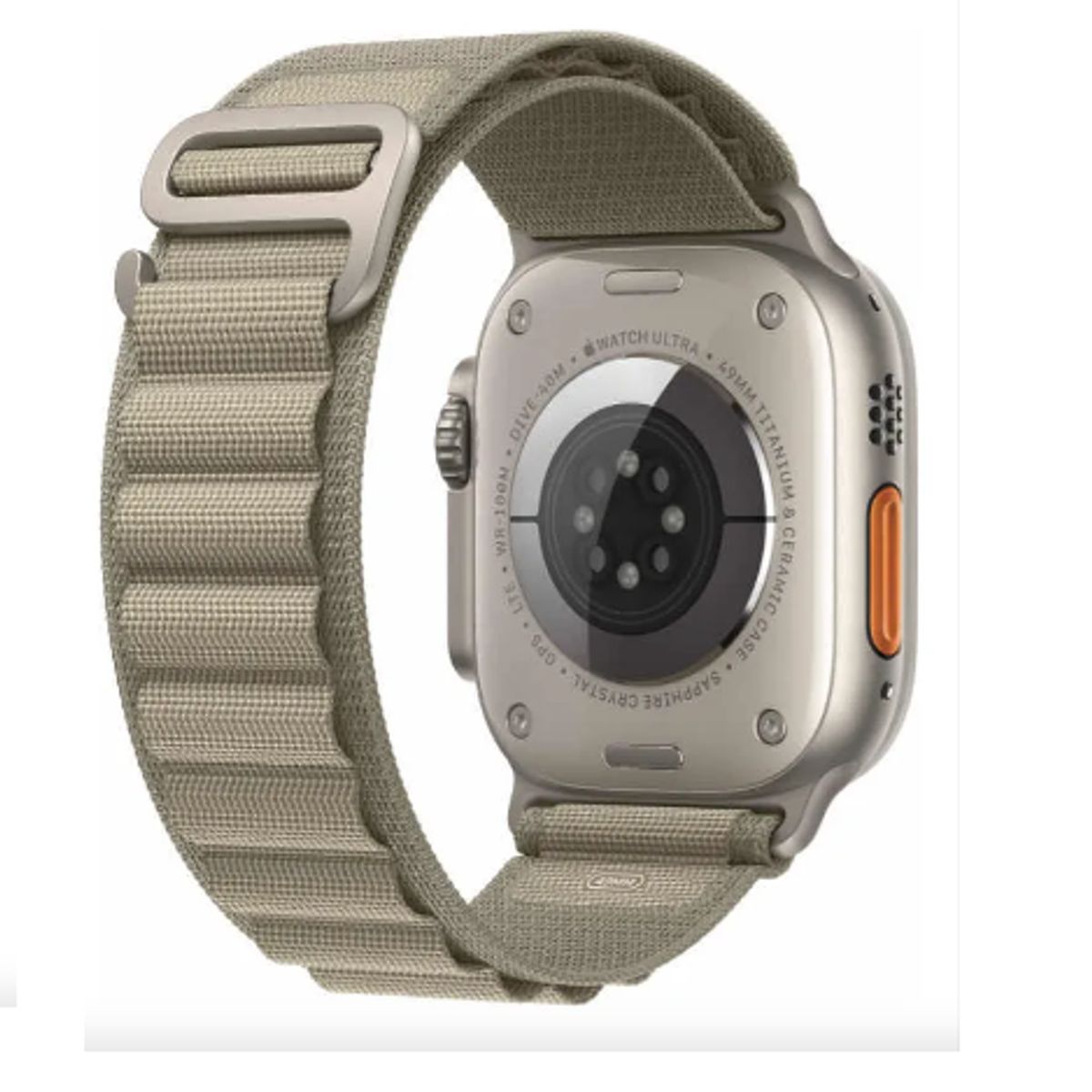 GENERICO - Correa Nylon con Hebilla para Apple Watch 45mm - GRIS