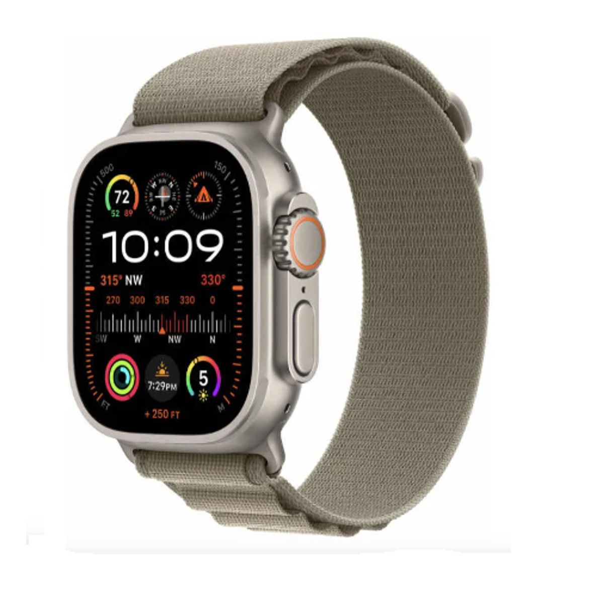 GENERICO - Correa Nylon con Hebilla para Apple Watch 49mm - GRIS