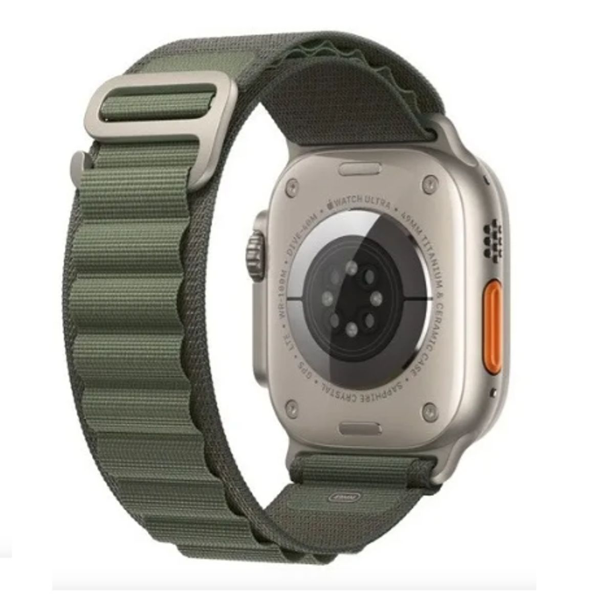 GENERICO - Correa Nylon con Hebilla para Apple Watch 46mm - VERDE