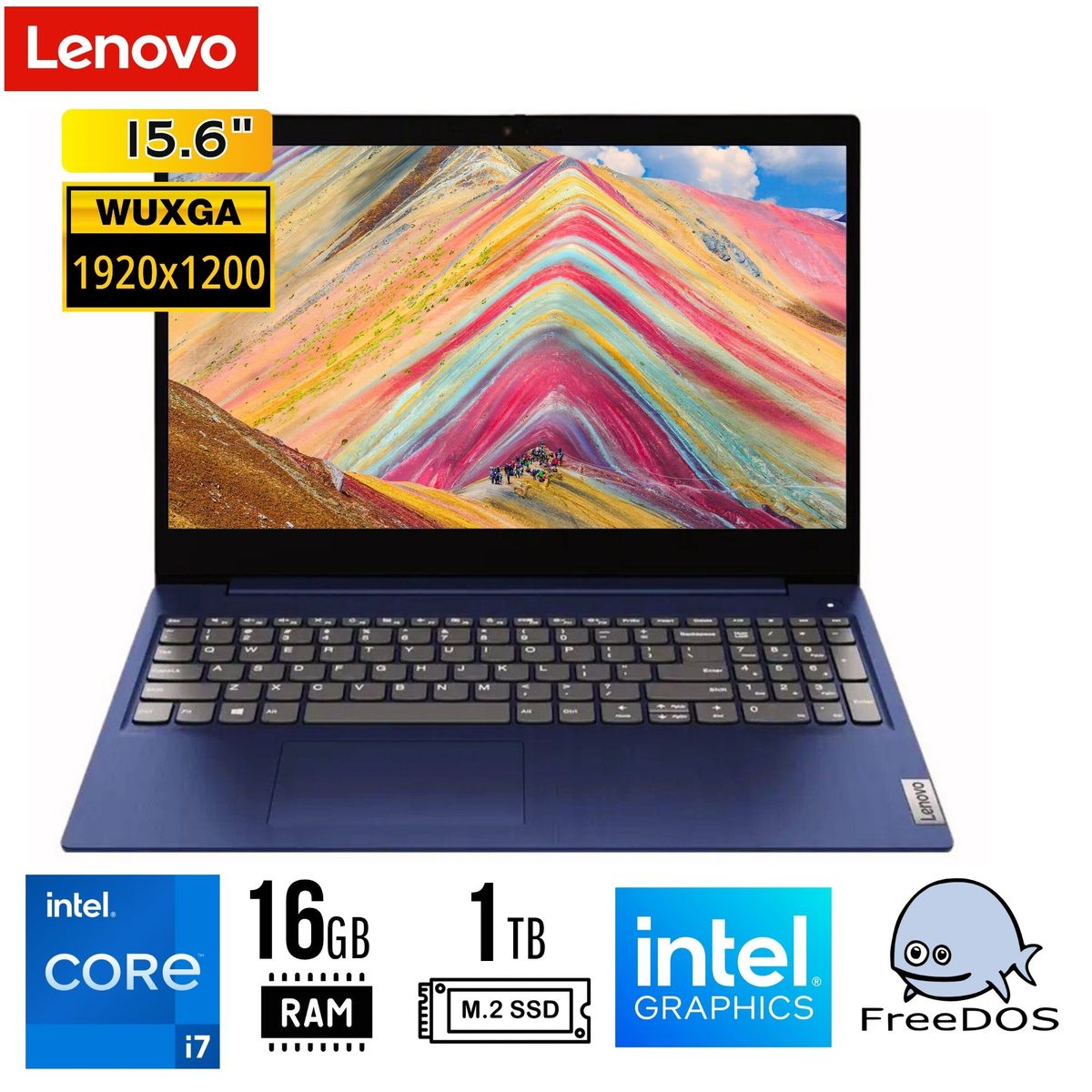 LENOVO - LAPTOP Lenovo IDEPAD SLIM 3 15IRH10, 15.6" WUXGA IPS, Core i7 13620H 16GB 1TB SSD FREEDOS