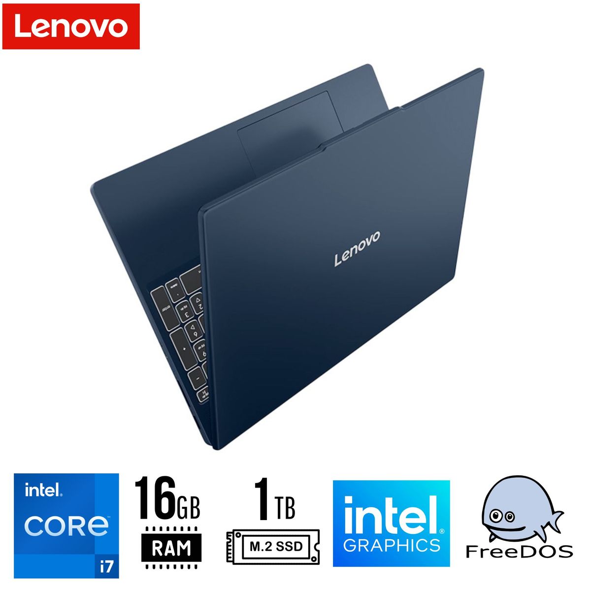 LENOVO - LAPTOP Lenovo IDEPAD SLIM 3 15IRH10, 15.6" WUXGA IPS, Core i7 13620H 16GB 1TB SSD FREEDOS