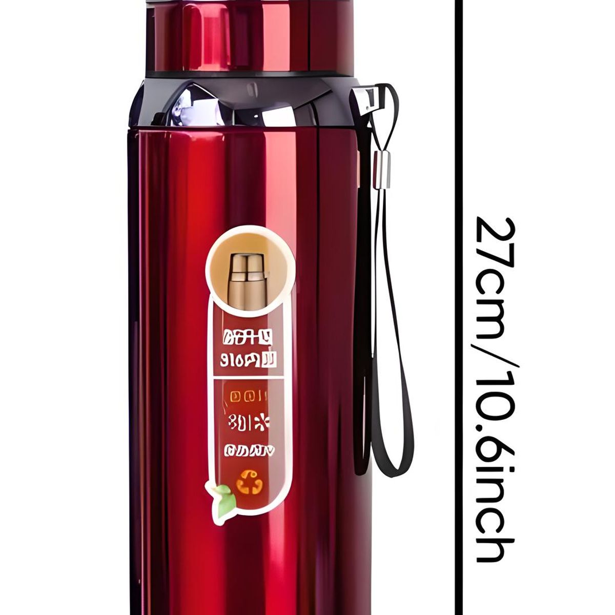 GENERICO - TERMO TOMATODO BOTELLA VASO ACERO INOXIDABLE DE 1 LITRO