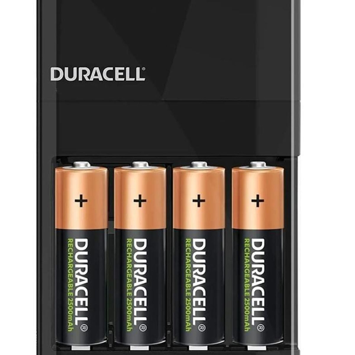 DURACELL - CARGADOR DURACELL + 4 PILAS AA2500mAh RECARGABLES