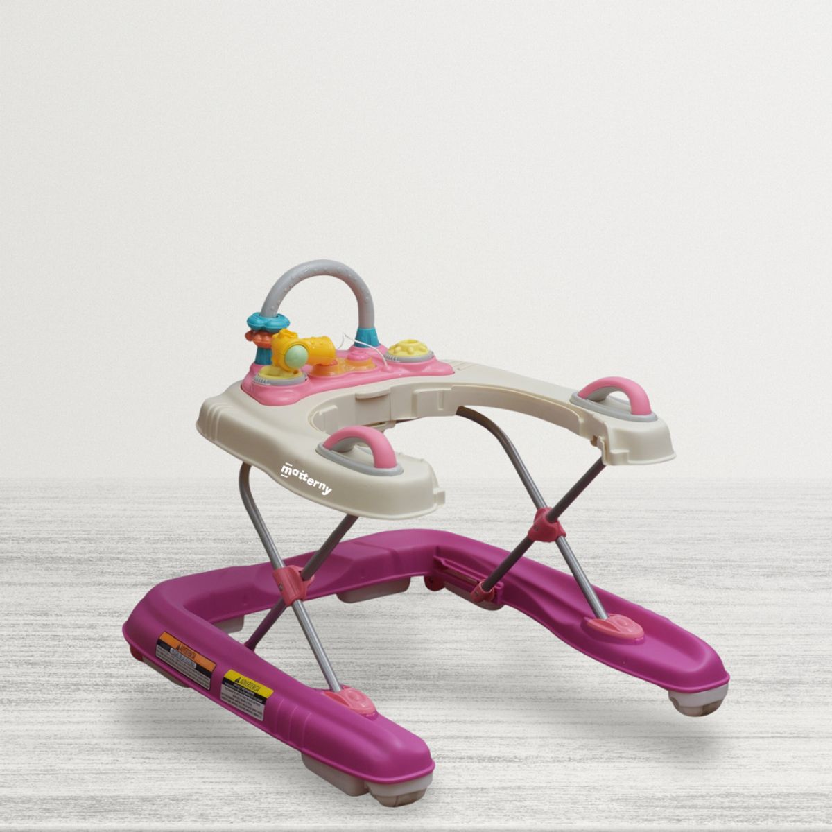 INFANTI - Andador Caminador INFANTI «HAPPY STEP CARROS» PINK