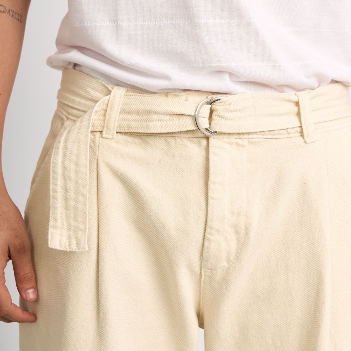 ISAGUE - Pantalon Drill Cinturon Hombre