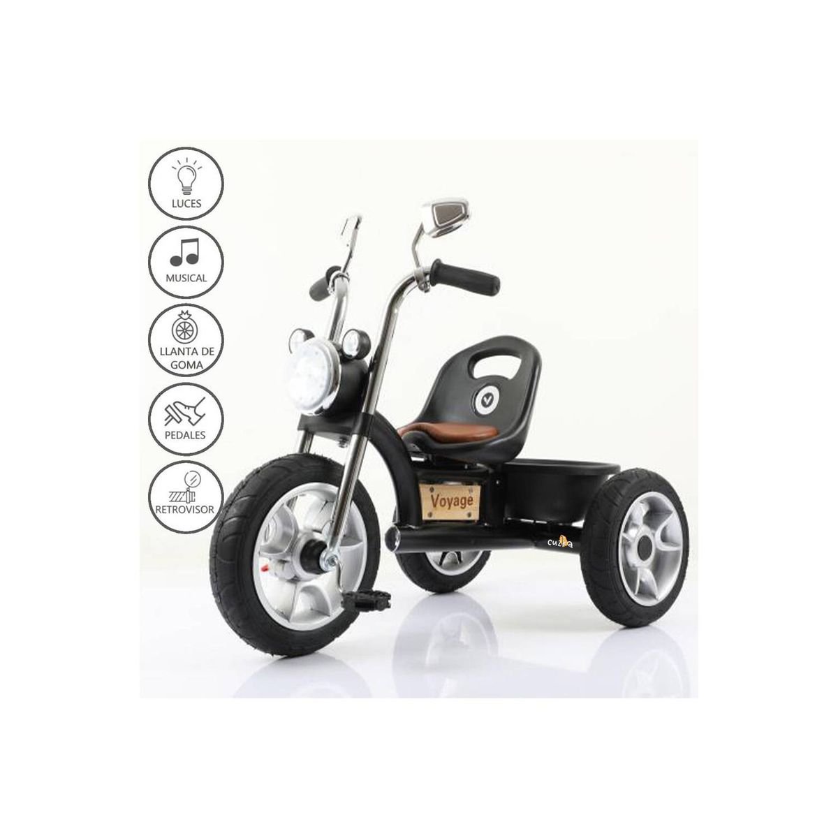 VOYAGE - Triciclo Musical VOYAGE «CHAVITO» Black