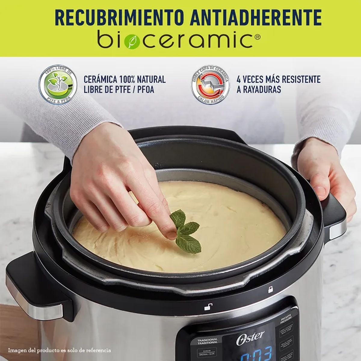 OSTER - Multiolla rápida 7.5 lt Oster 12 funciones CKSTPCEC6801_