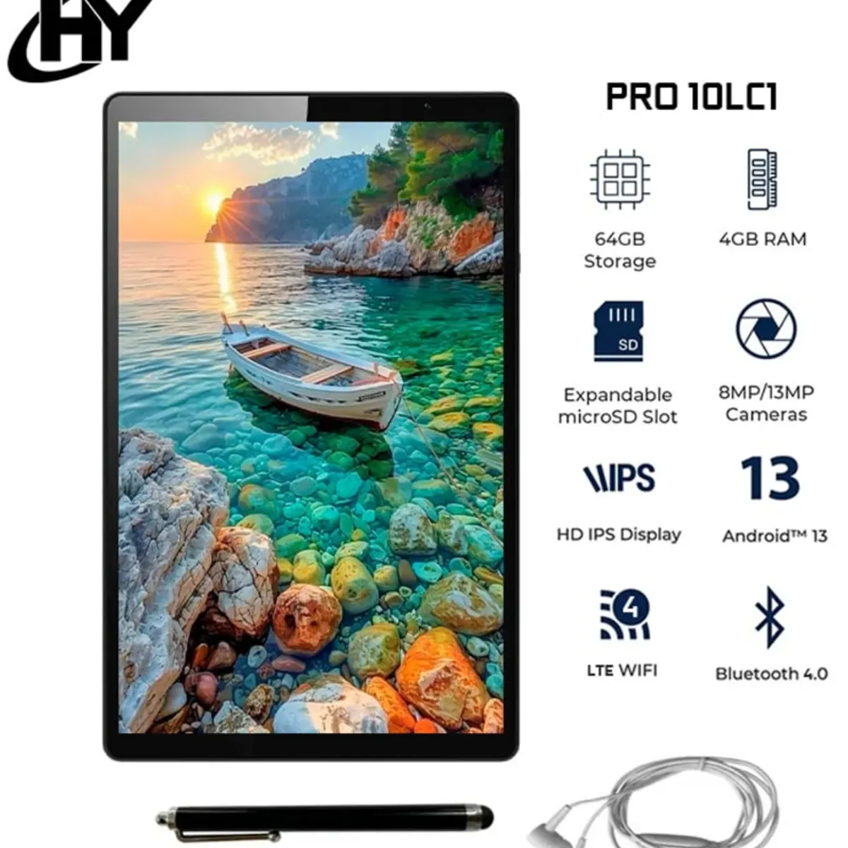 HYUNDAI - Tablet Hyundai HyTab Pro 10LC1 4G LTE 101″ 64Gb octa core 4Gb Ram