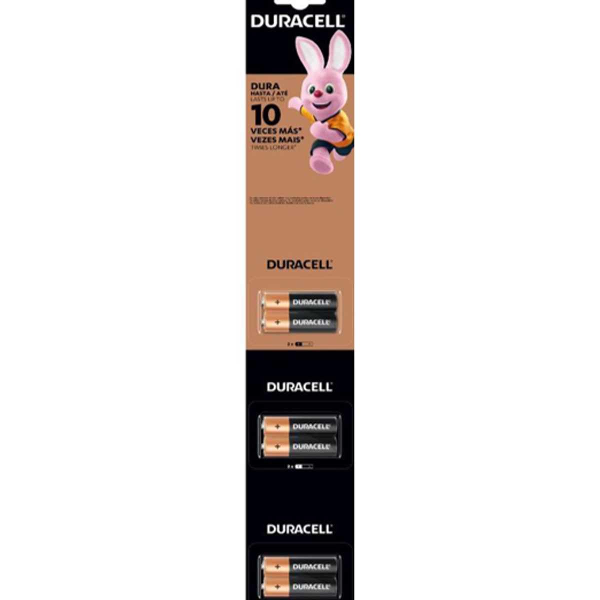 DURACELL - PILA DURACELL AAA TARJETA X 6 UND