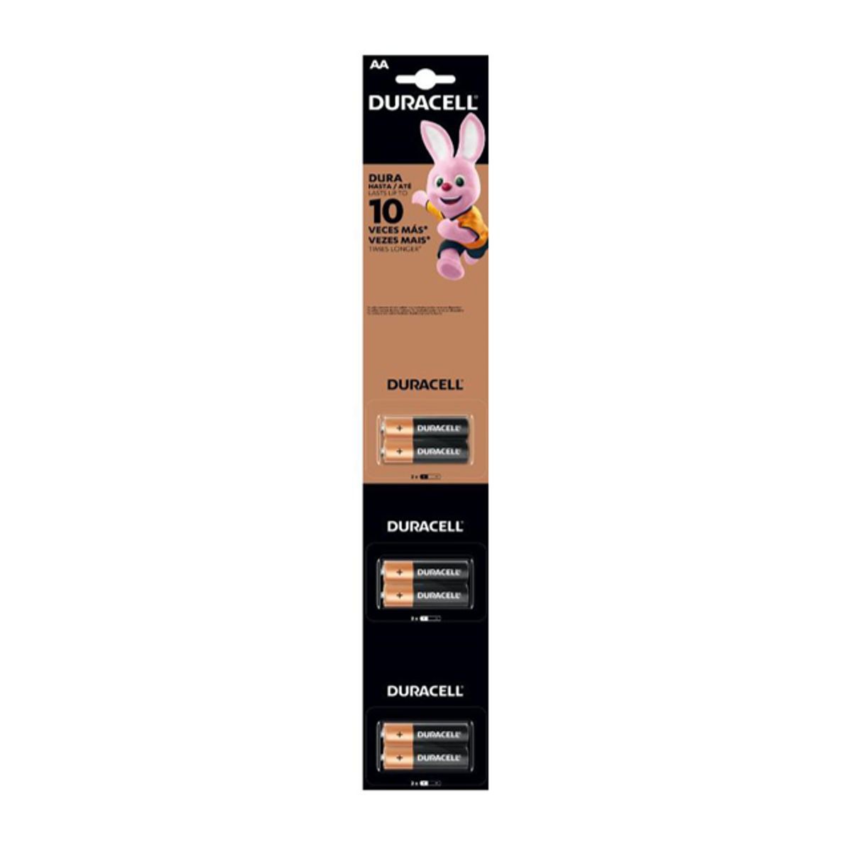 DURACELL - PILA DURACELL AAA TARJETA X 6 UND