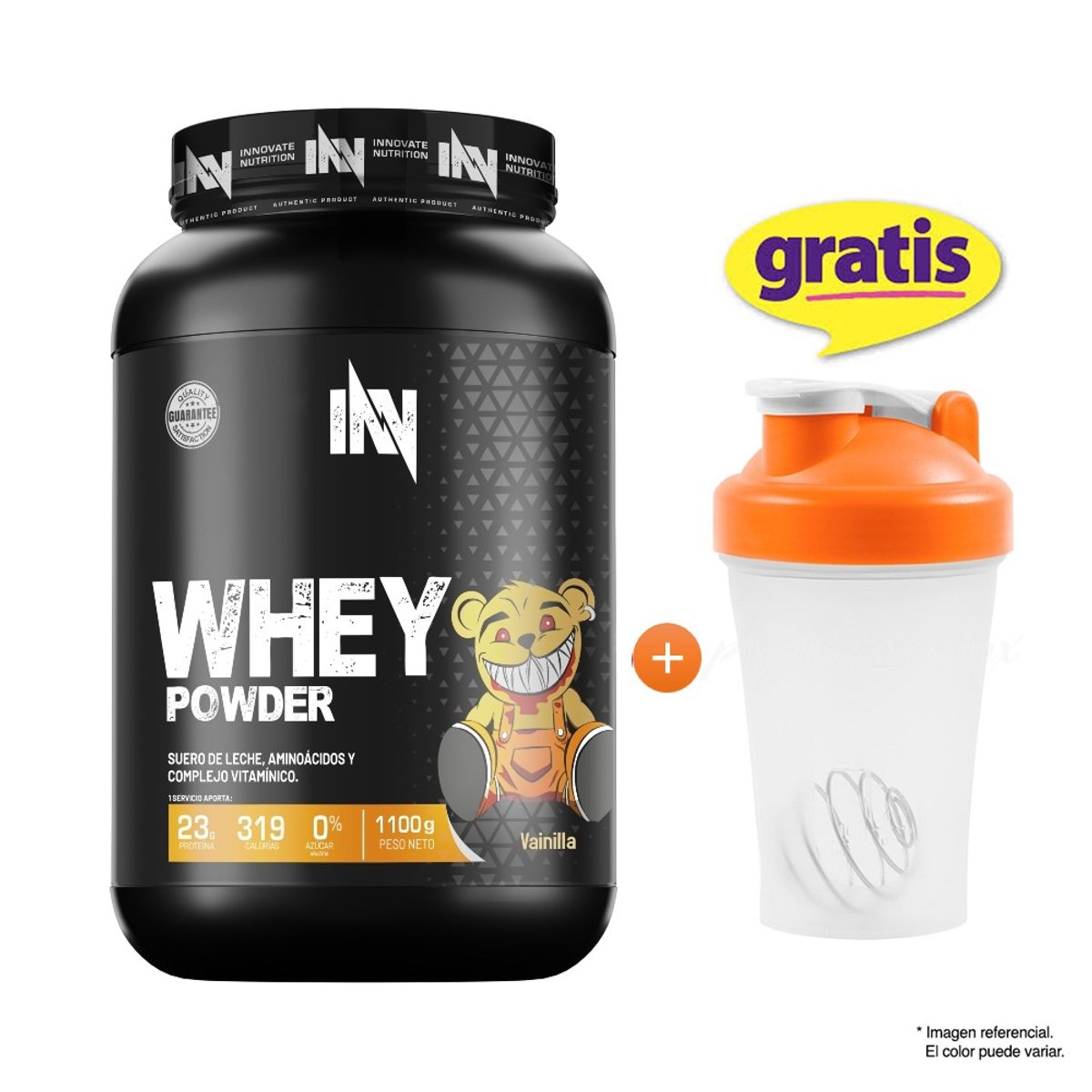 UNIVERSE NUTRITION - PROTEÍNA WHEY POWDER 1.1 KG VAINILLA INN