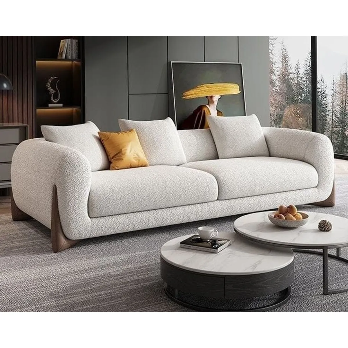 STIL NOVO - SALA SOFA JOSEFINA MARFIL