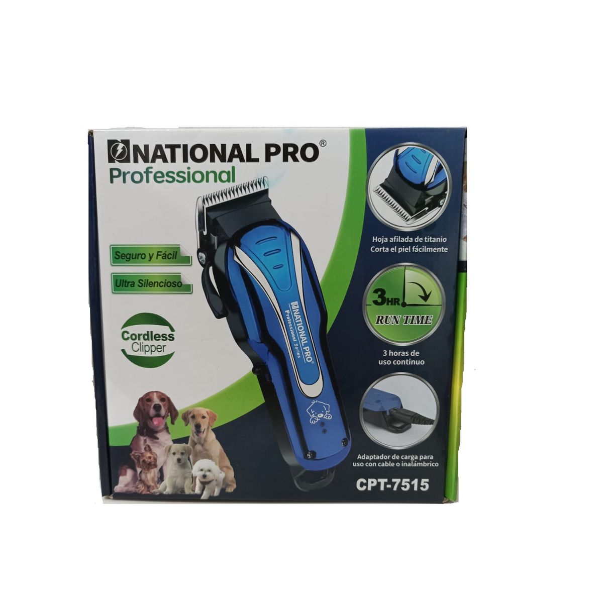 NATIONAL - Máquina Cortar pelo para mascotas profesional Digital National