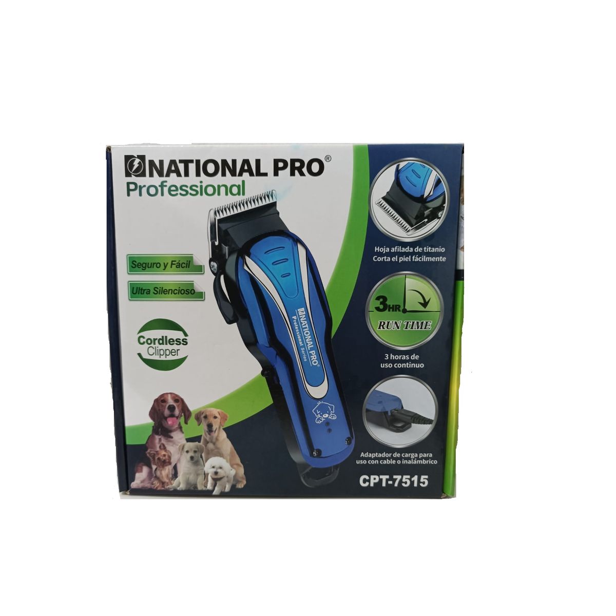 NATIONAL - Máquina Cortar pelo para mascotas profesional Digital National