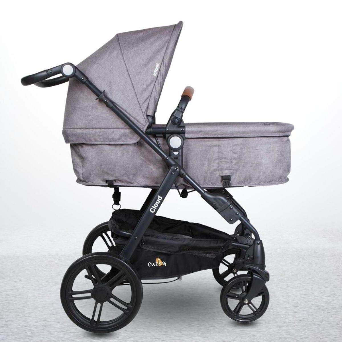 INFANTI - Coche Travel System para Bebé «CLOUD» Gray