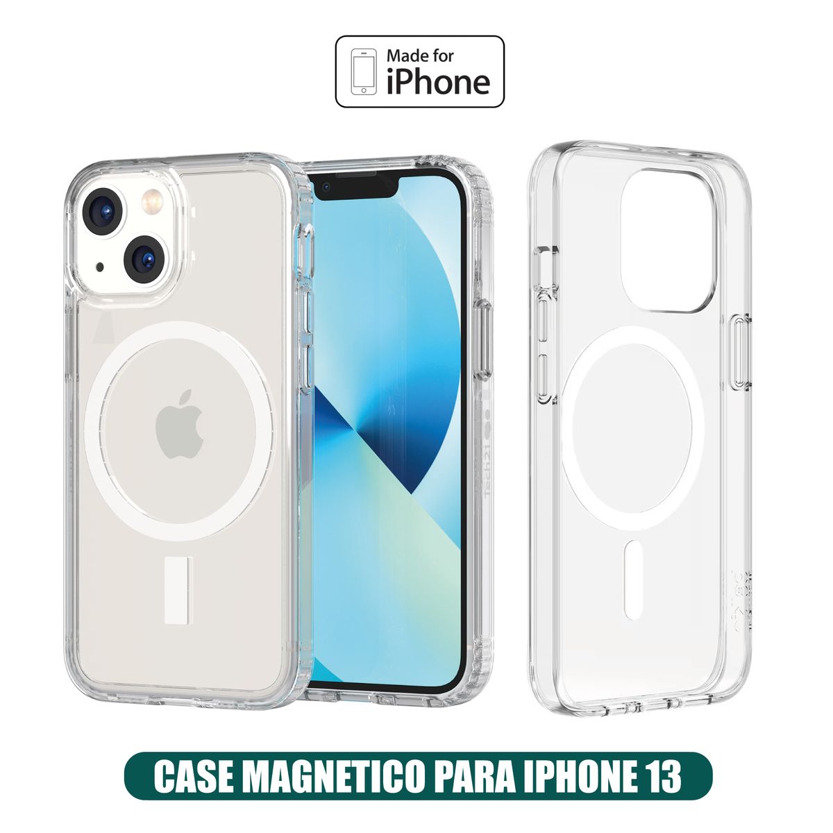 GENERICO - Case Magnetico Transparente iPhone 13 (Magsafe)