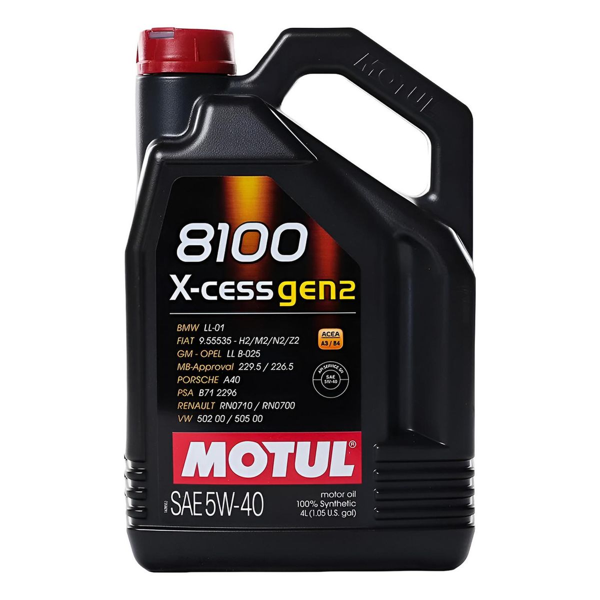 GENERICO - Aceite Motul Motor X-cess Gen 2 5w40 4l