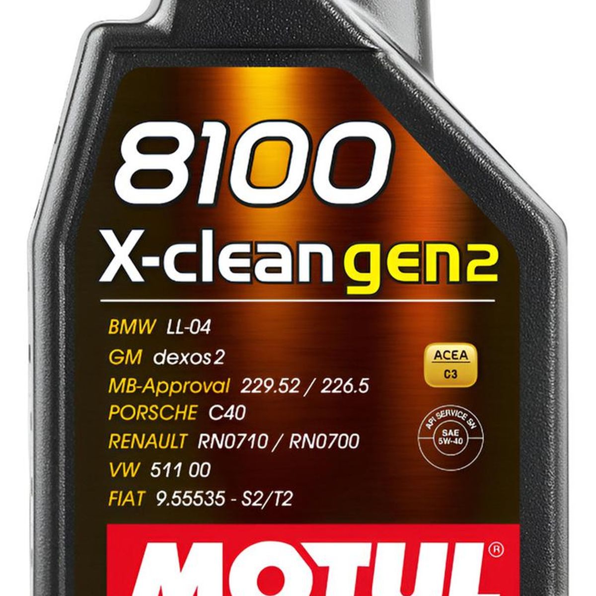 GENERICO - Motul 8100 Aceite Motor X-clean Gen2 5w40 1l Fs