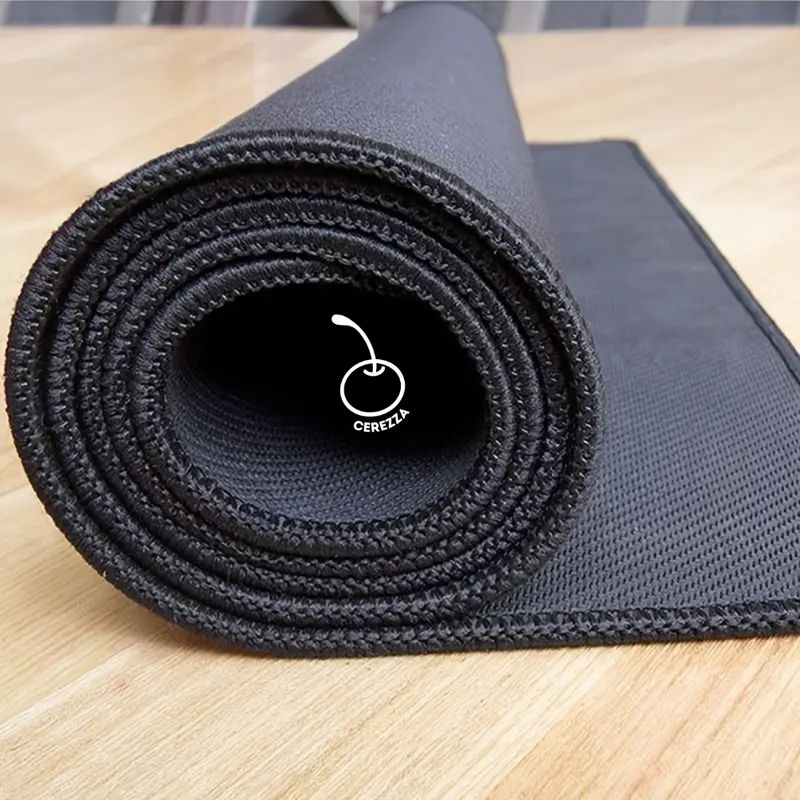 GENERICO - Mouse Pad Gamer Alfombrilla para PC De 70cm x 30cm Borde Cosido Negro