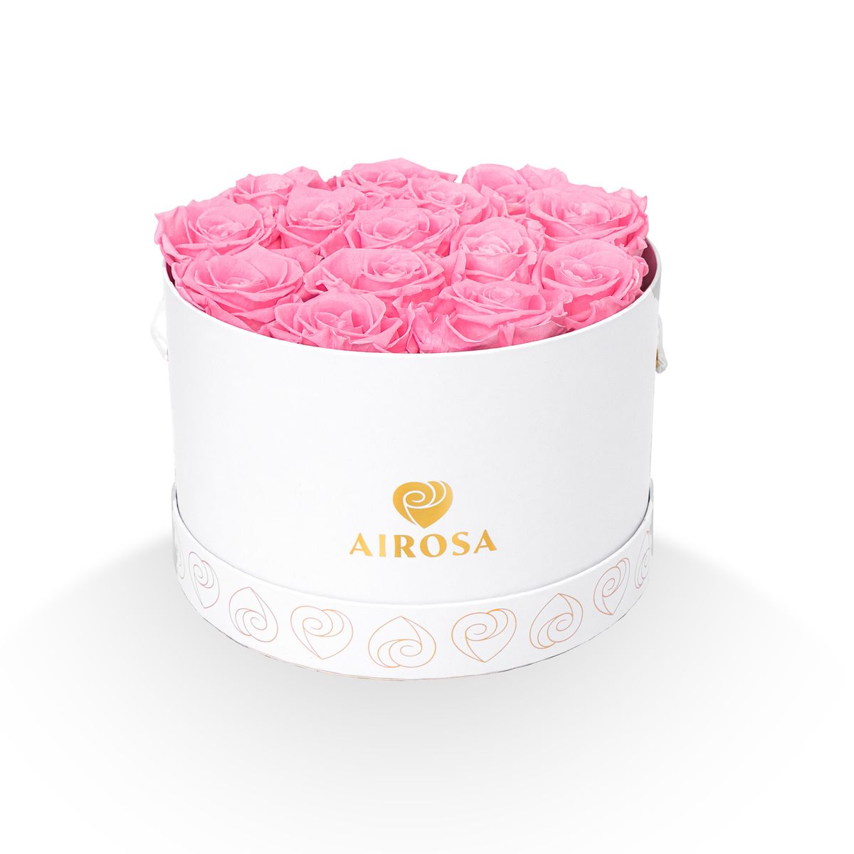 AIROSA - Box Deslumbrarte – 15 Rosas Rosas Preservadas