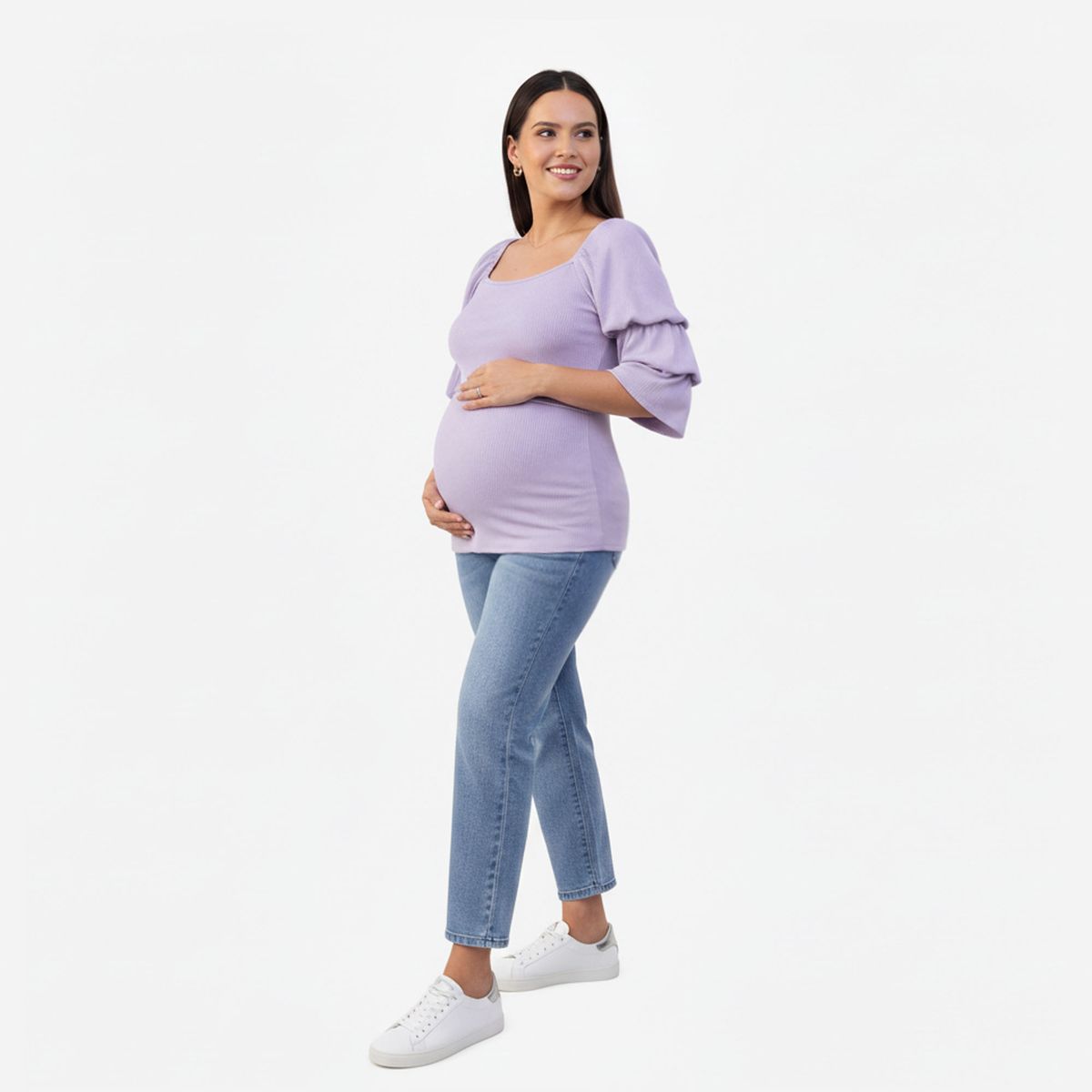 MOMMYLAND - MOM JEAN CON SOPORTE MATERNAL