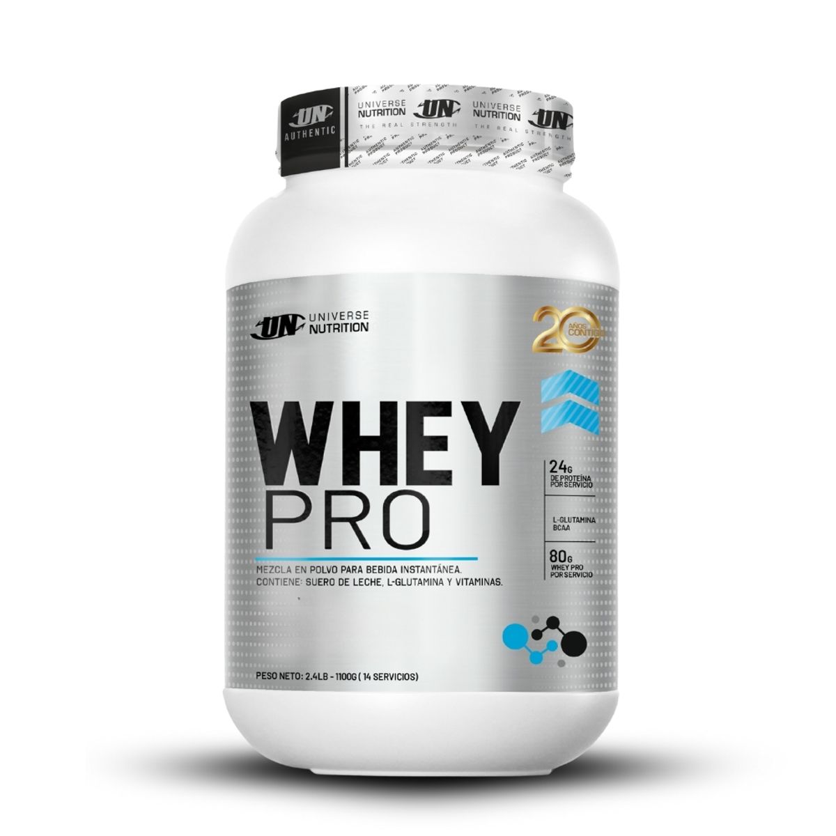 UNIVERSE NUTRITION - Whey Pro 1.1 kg Chocolate+Universe Nutrition 150Gr+Straps