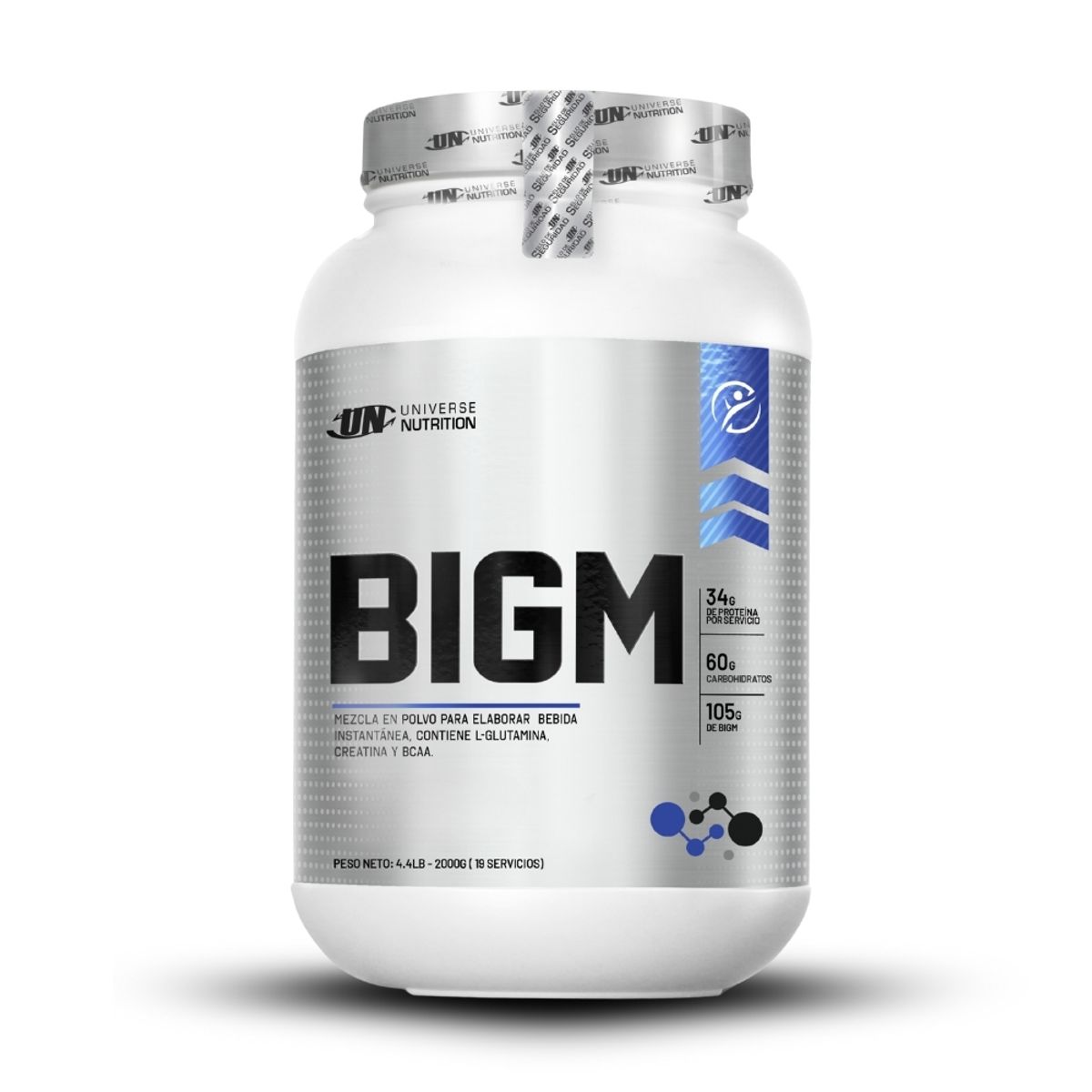 UNIVERSE NUTRITION - Proteína UN Bigm 2 Kg Chocolate+Universe Nutrition 150Gr+Straps