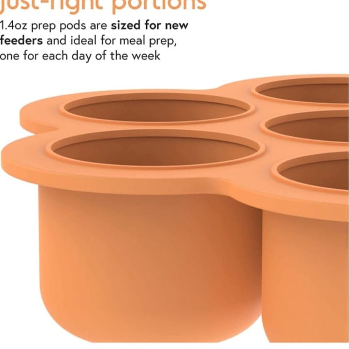 GENERICO - Bandeja de silicona para congelador de alimentos para bebés