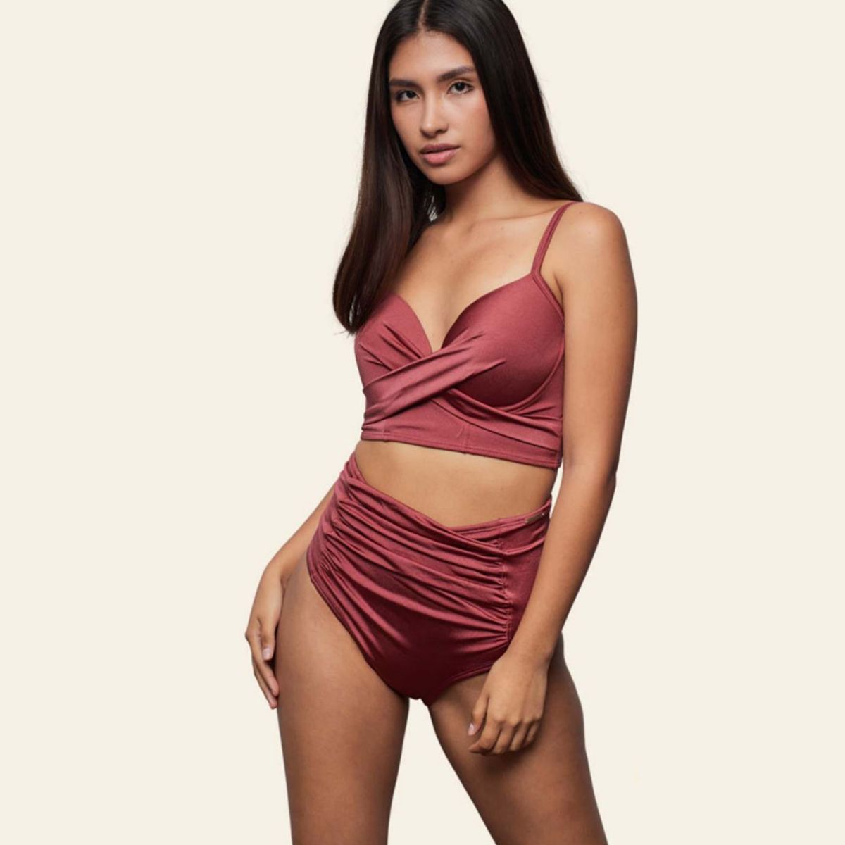 GENERICO - Bikini Licra UV Ana de GL-50 Color Azul