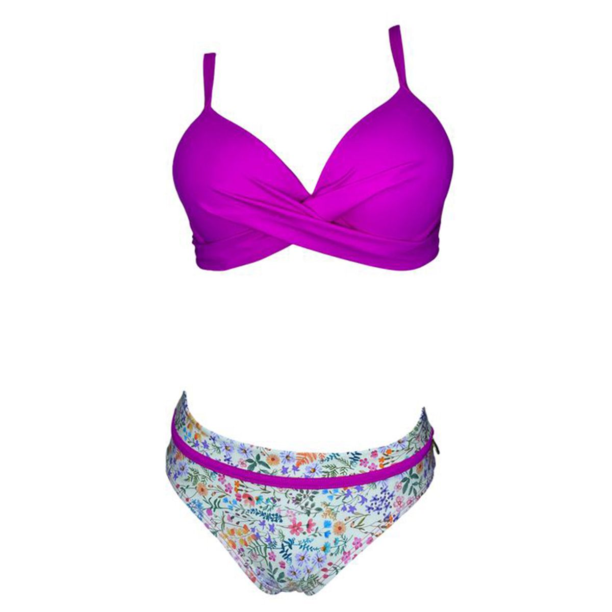 GENERICO - Bikini Licra UV Amanda Sotelo fucsia GL-48