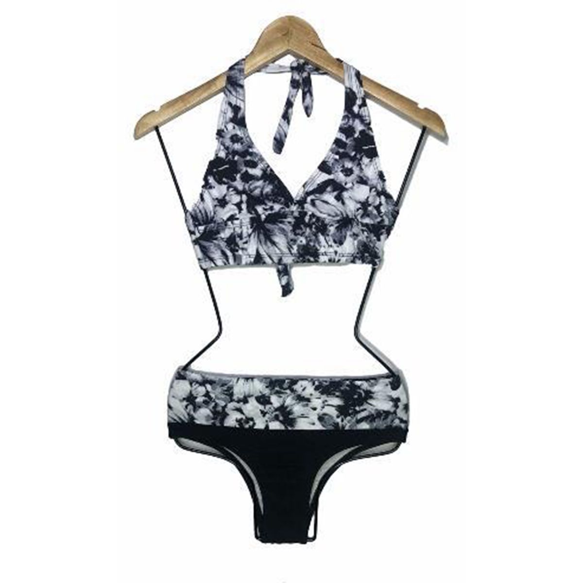 GENERICO - Bikini Licra UV Bussier Negro GL-20