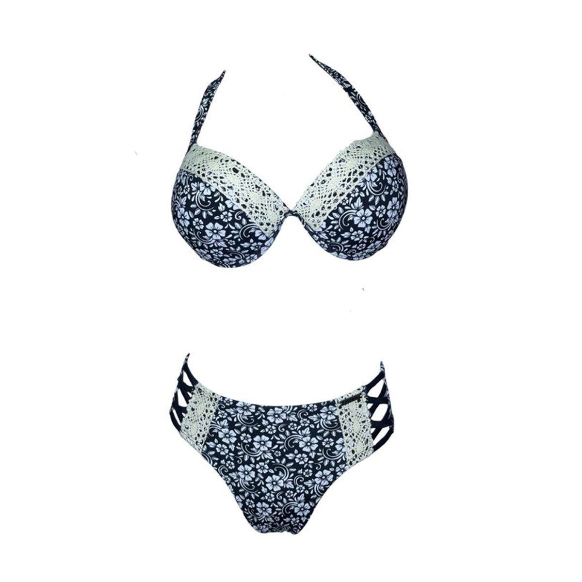 GENERICO - Bikini Licra UV Emma Goldman Negro GL-48