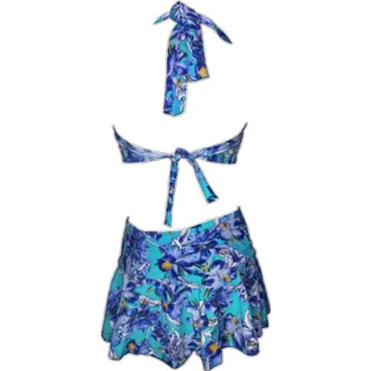 GENERICO - Bikini Licra UV Evelyn Azul Claro GL-52