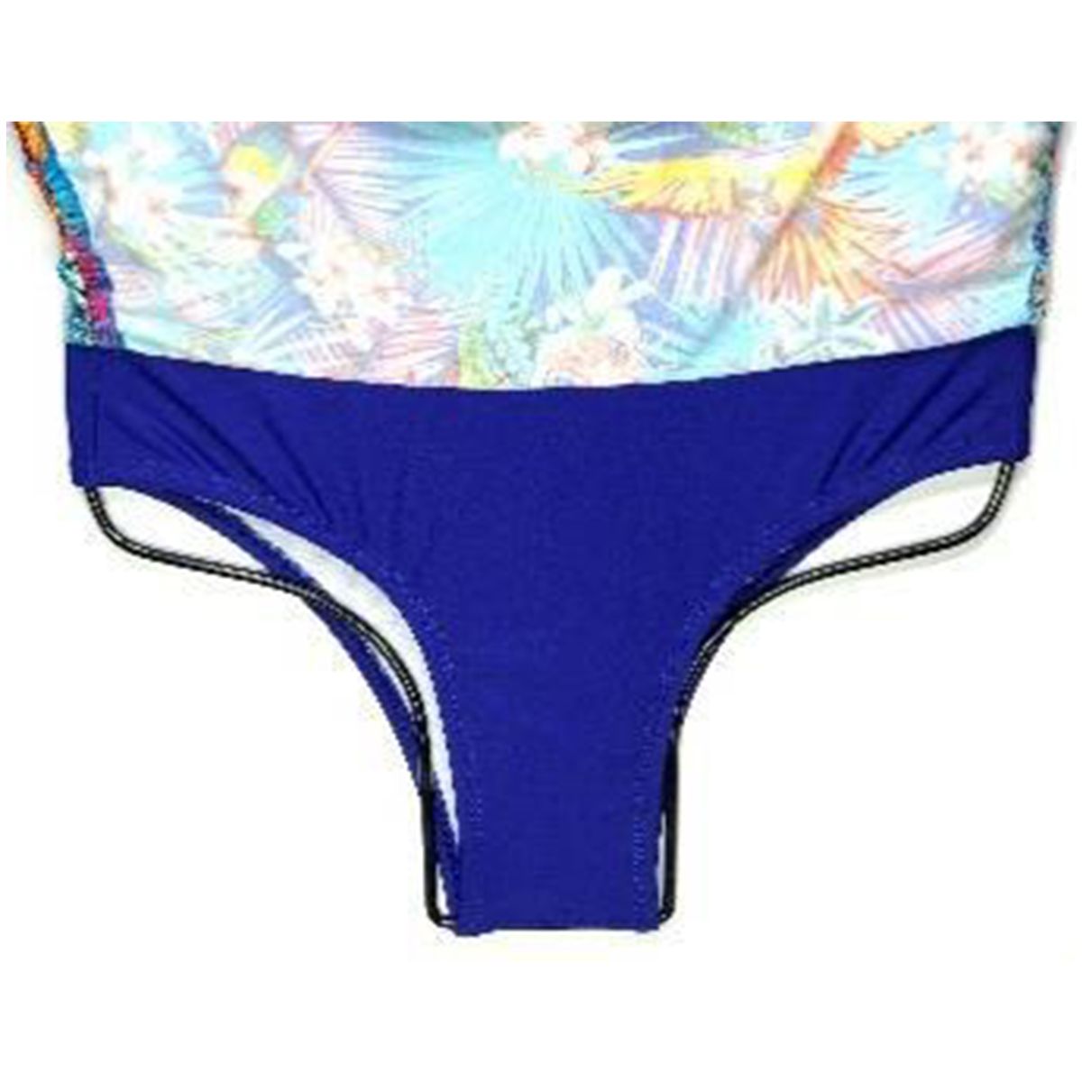 GENERICO - Bikini Licra UV Top Falda Clara Campoamor Azulino GL-30