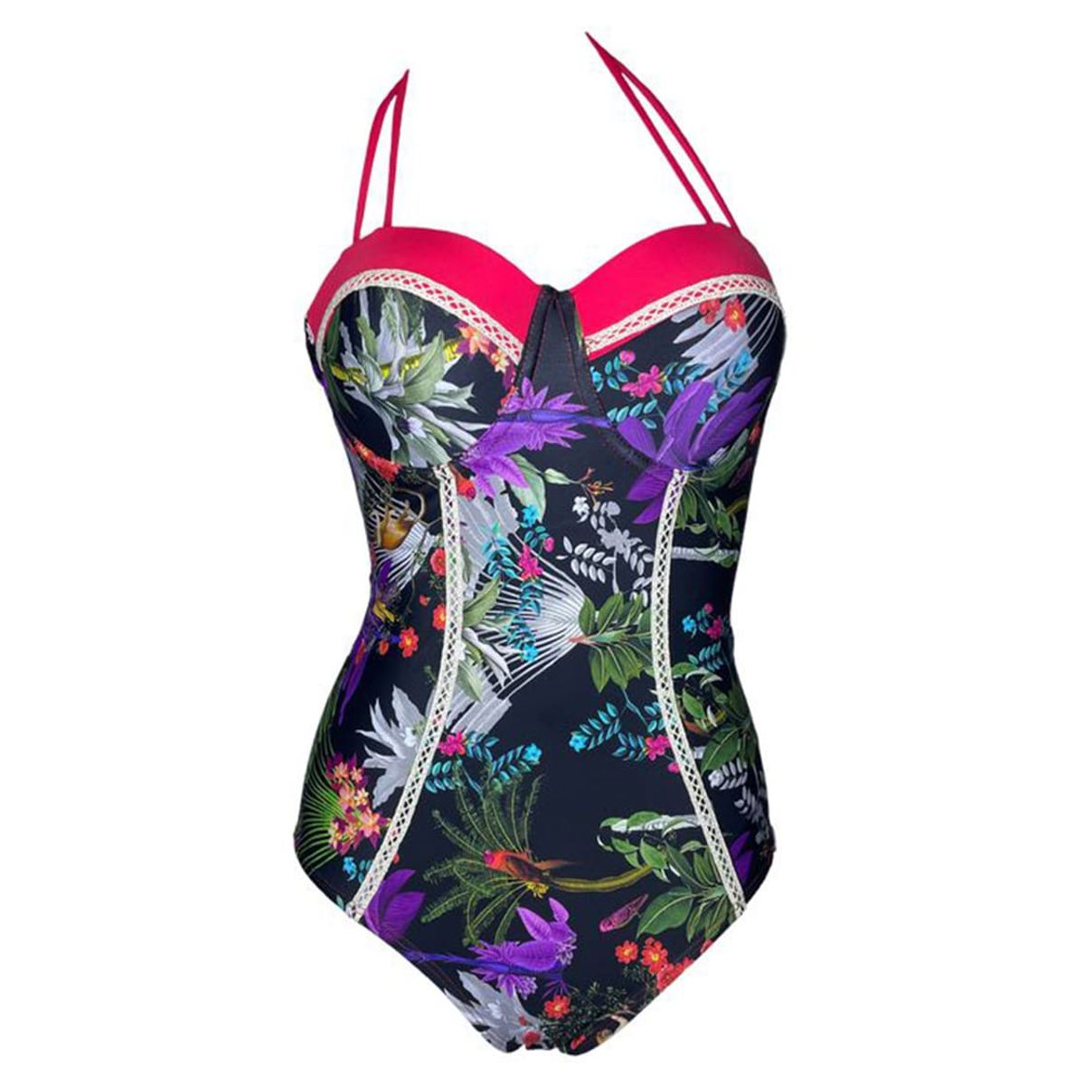 GENERICO - Enterizo Licra UV Arya Woolf Rojo GL-46