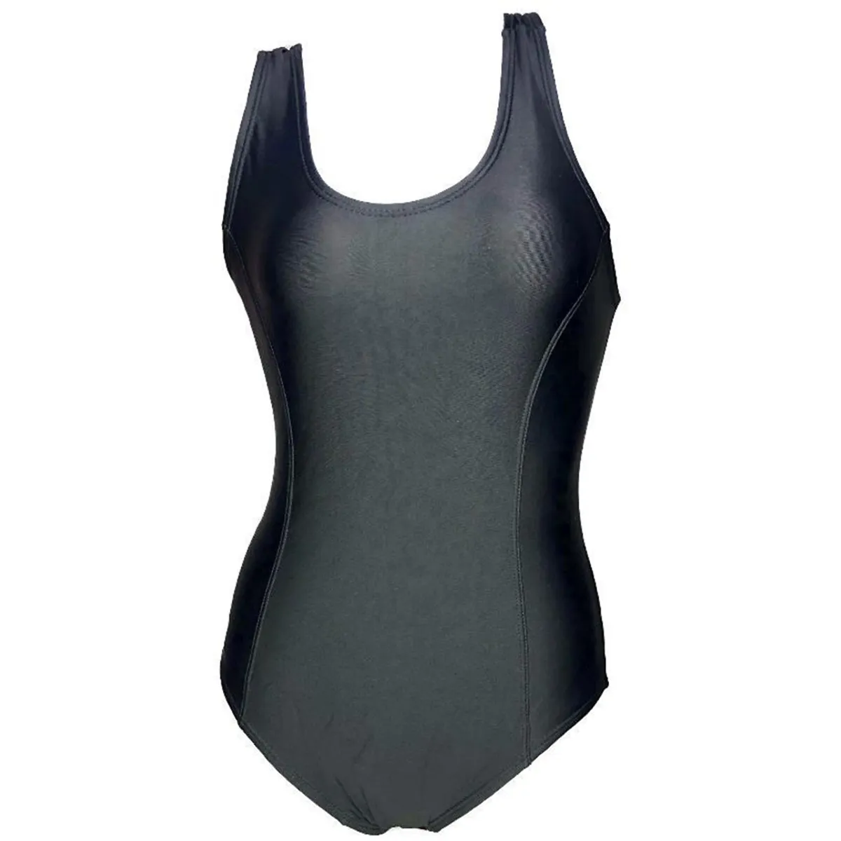 GENERICO - Ropa de baño Mujer Natacion Clasico Negro GL-26