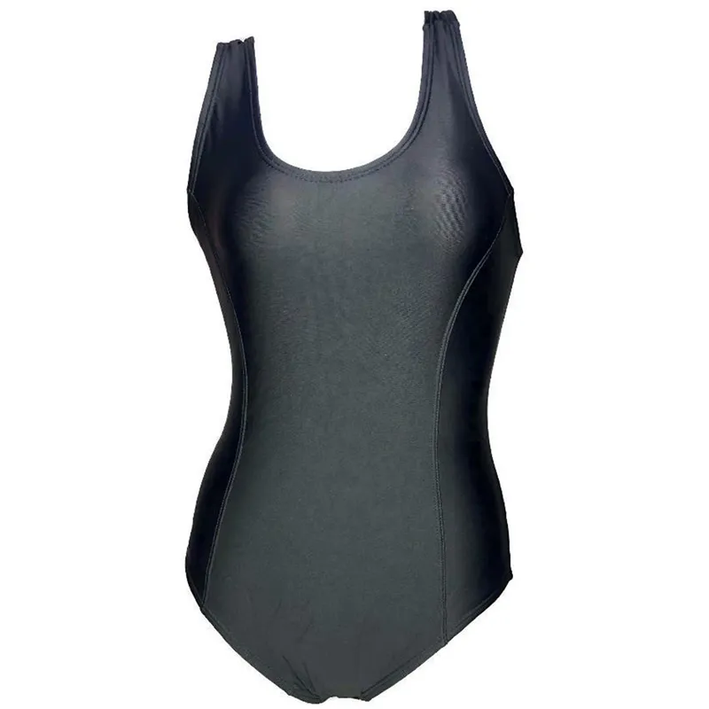 GENERICO - Ropa de baño Mujer Natacion Clasico Negro GL-26