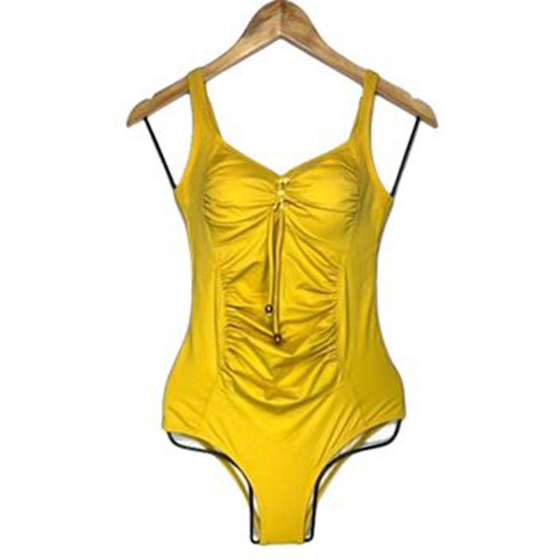 GENERICO - Ropa de Baño Enterizo Licra UV Alessa Iglesias Amarillo GL-50