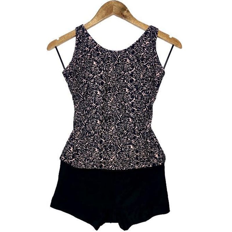 GENERICO - Shortkini Colores UV Con Copa Negro GL-50