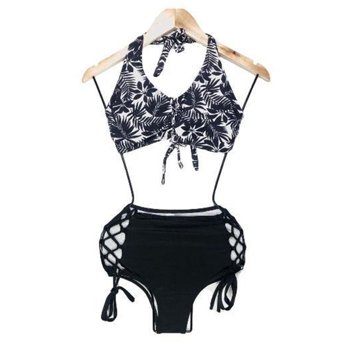 GENERICO - Ropa de baño Mujer Valentina Negro GL-28