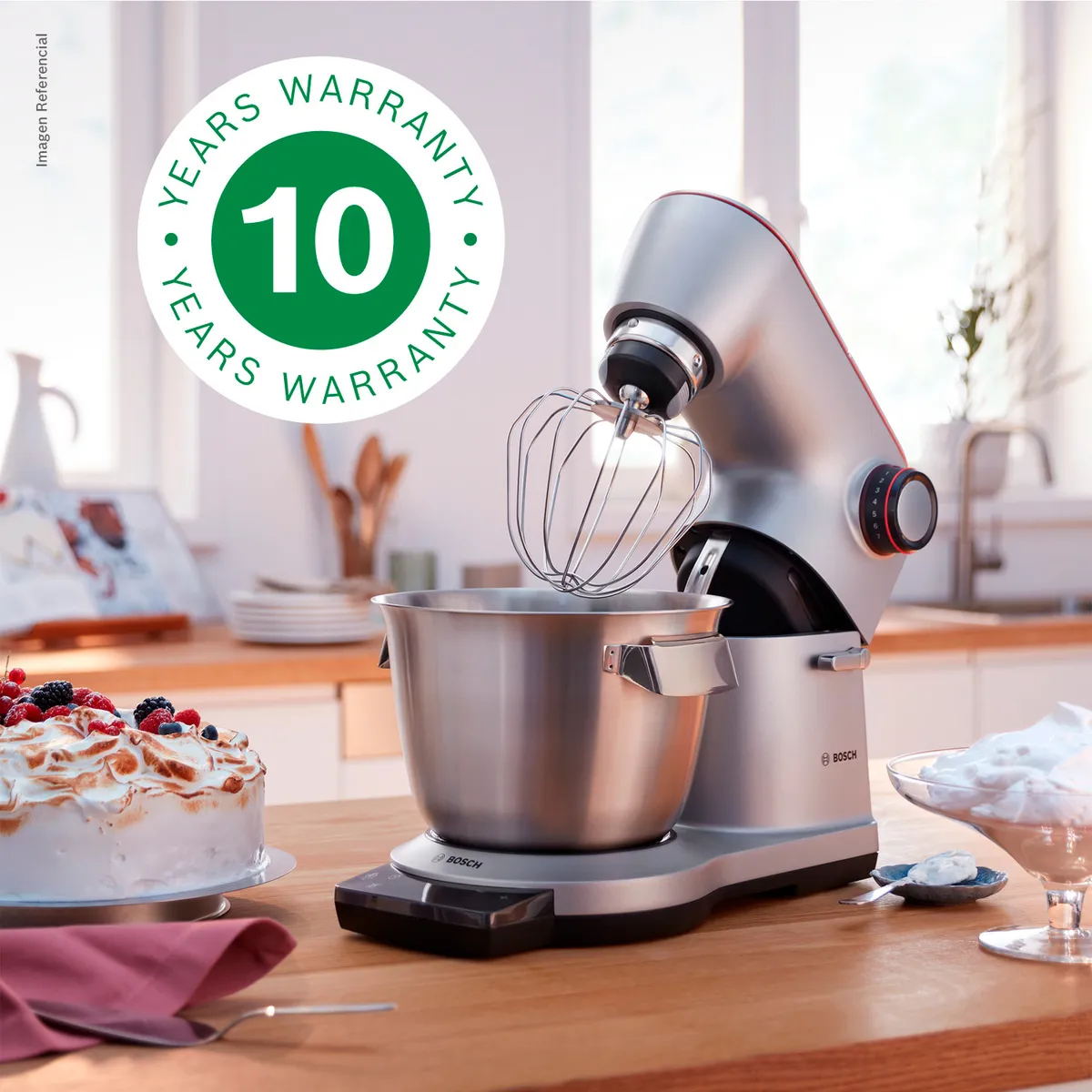 BOSCH - Batidora Pedestal Multifuncional Serie 8 MUM9AX5S00