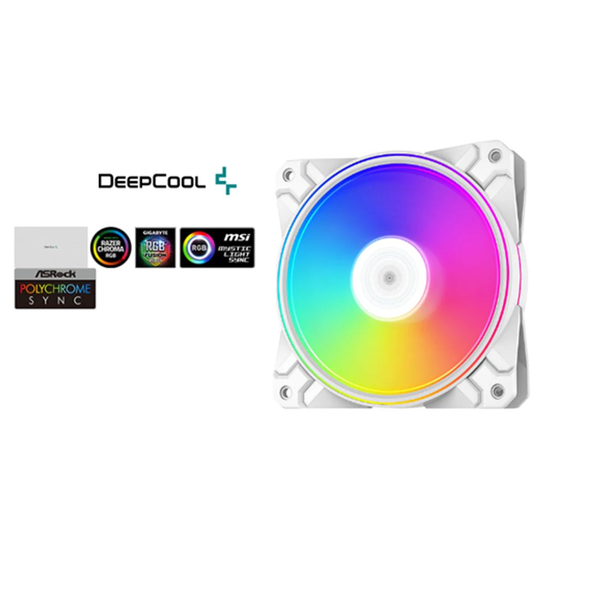 DEEPCOOL - Fans Cooler  para Case CF120 PLUS WH DEEPCOOL