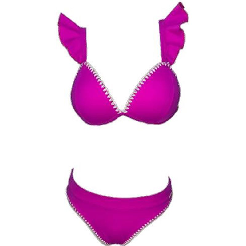 GENERICO - Ropa de baño Mujer Olivia Color Entero Rosado GL-42