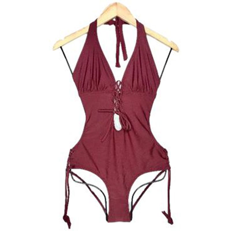 GENERICO - Trikini Licra UV Flor Gales Guinda GL-30