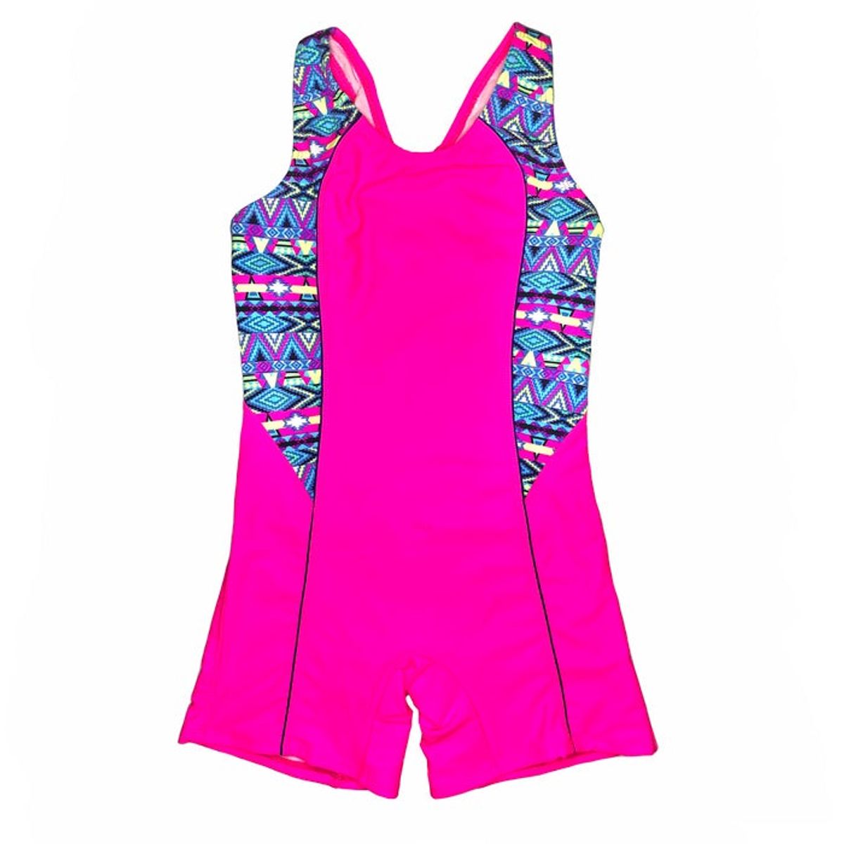 GENERICO - Enterizo Short Niña Color Fucsia GL-30