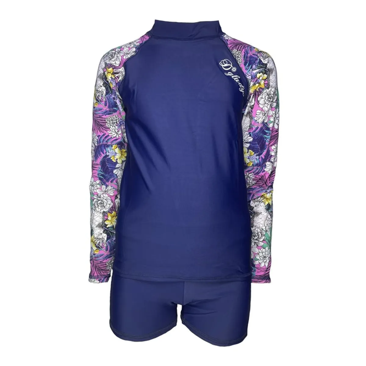 GENERICO - Conjunto Niña Manga Larga Color Azul GL-44