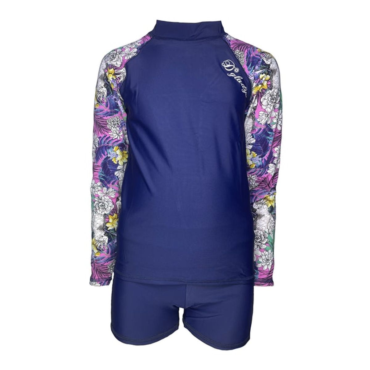 GENERICO - Conjunto Niña Manga Larga Color Azul GL-44