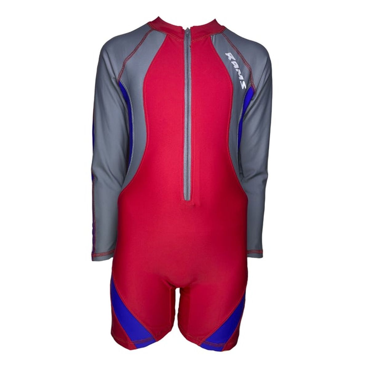 GENERICO - Enterizo Niño Cierre Manga Larga Color Rojo GL-46