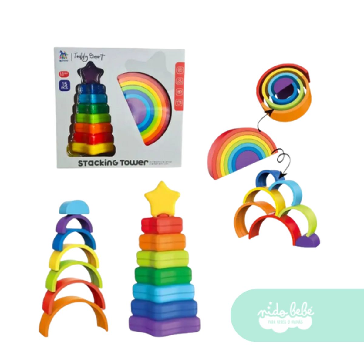BABY - juguetes apilables para bebés y niños