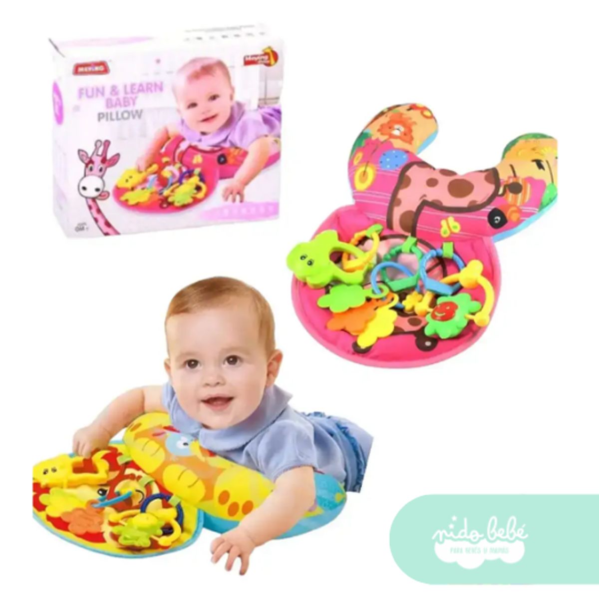 BABY - Almohada Cojín de Estimulación de Bebé